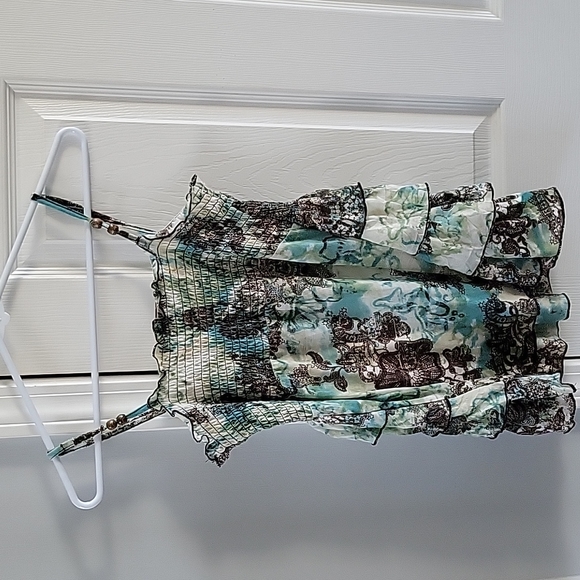 Almost Famous Girls Size Large Ruffled Tank - Picture 2 of 4